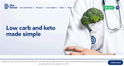Desktop Screenshot of dietdoctor.com